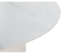 Mesa 120x75x120 cm blanca ecru modig m96