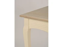 Mesa 160x78x80 cm Crema marrón claro Pesaro PE026
