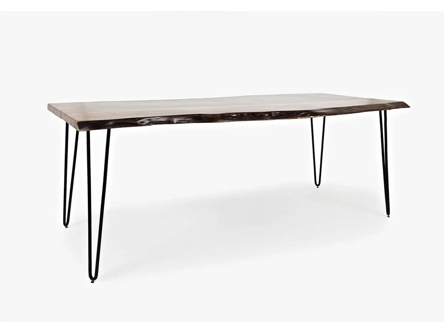 Mesa 99x73x201 cm marrón negro Avola av1781-79