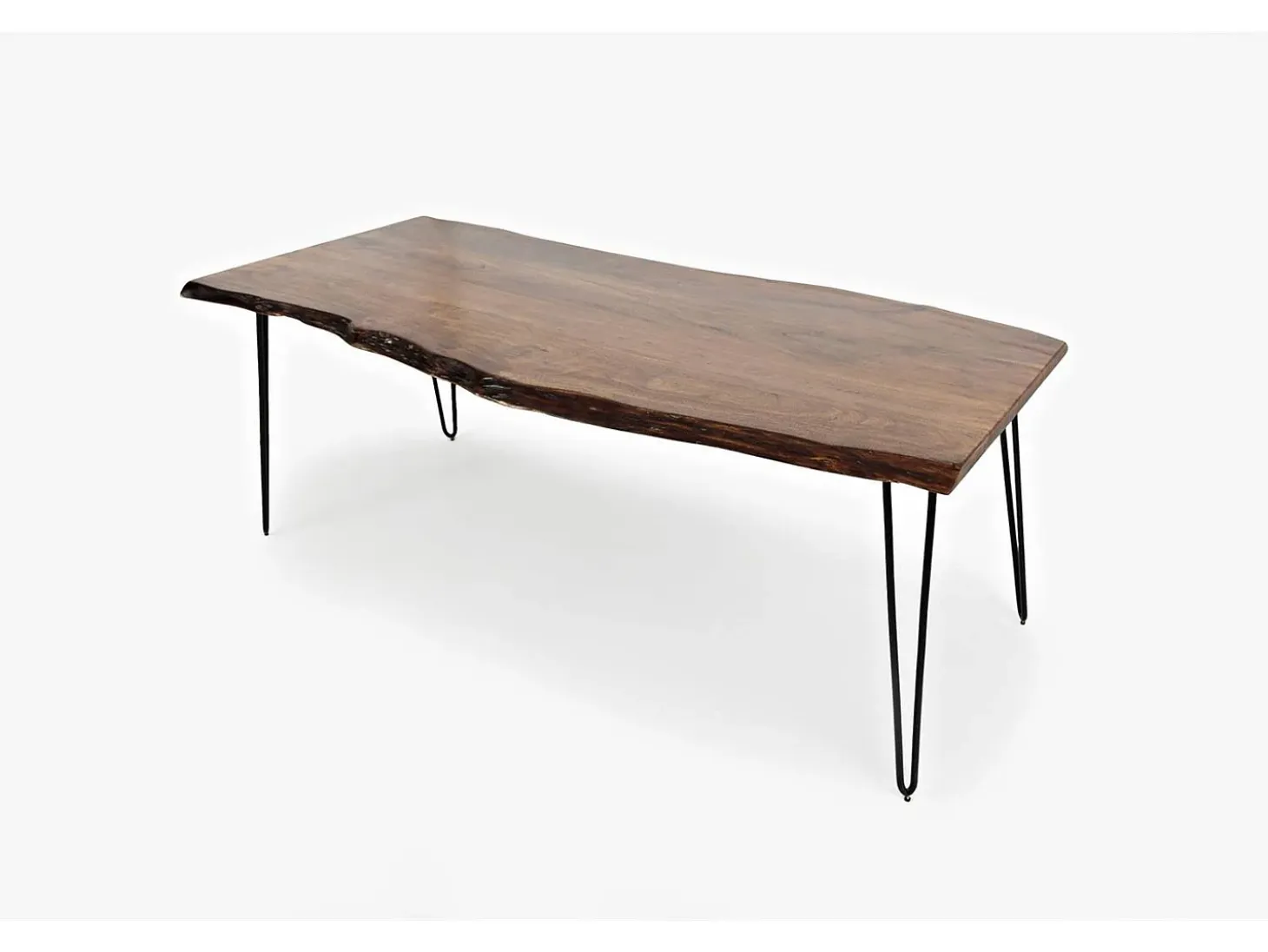 Mesa 99x73x201 cm marrón negro Avola av1781-79