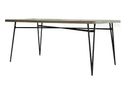 Mesa 180x76x80 cm negra Adesso Adesd05-180