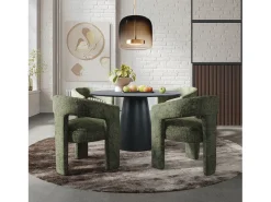 Mesa 127x76x127 cm negra Avola AV2271-50B