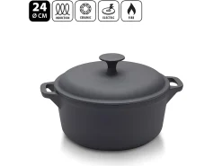 Metaltex Cazuela Hierro Fundido Esmaltada 24 cms