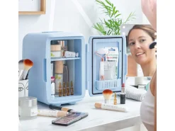 Mini nevera para cosméticos Frecos InnovaGoods 4L 48W azul