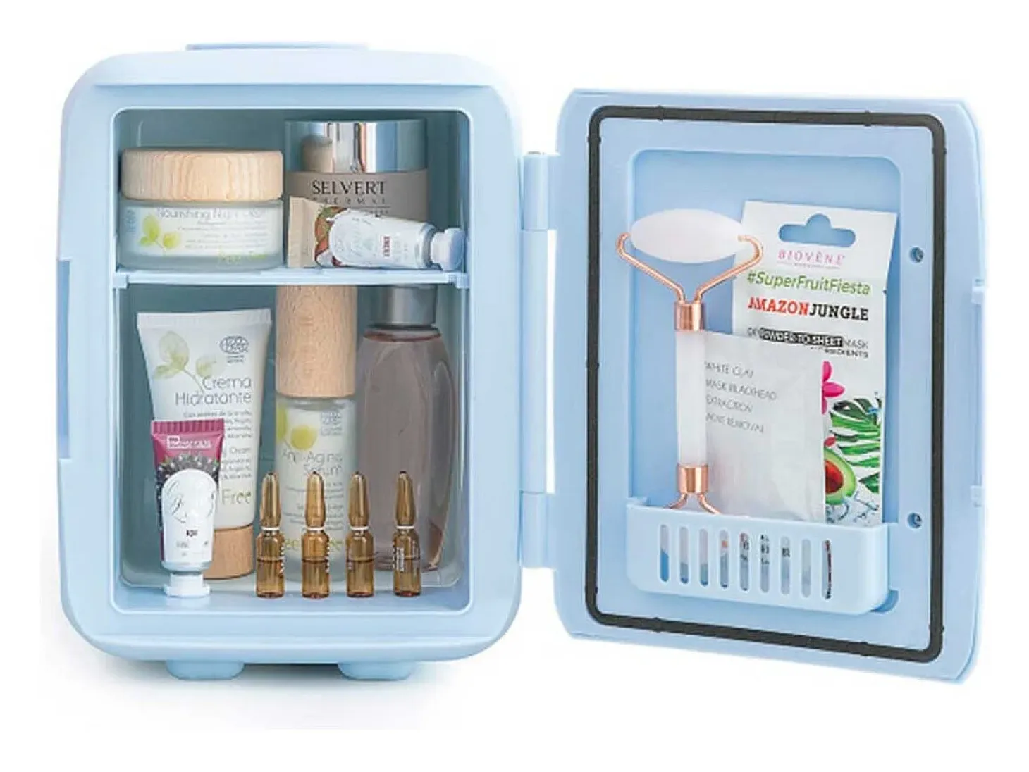 Mini nevera para cosméticos Frecos InnovaGoods 4L 48W azul