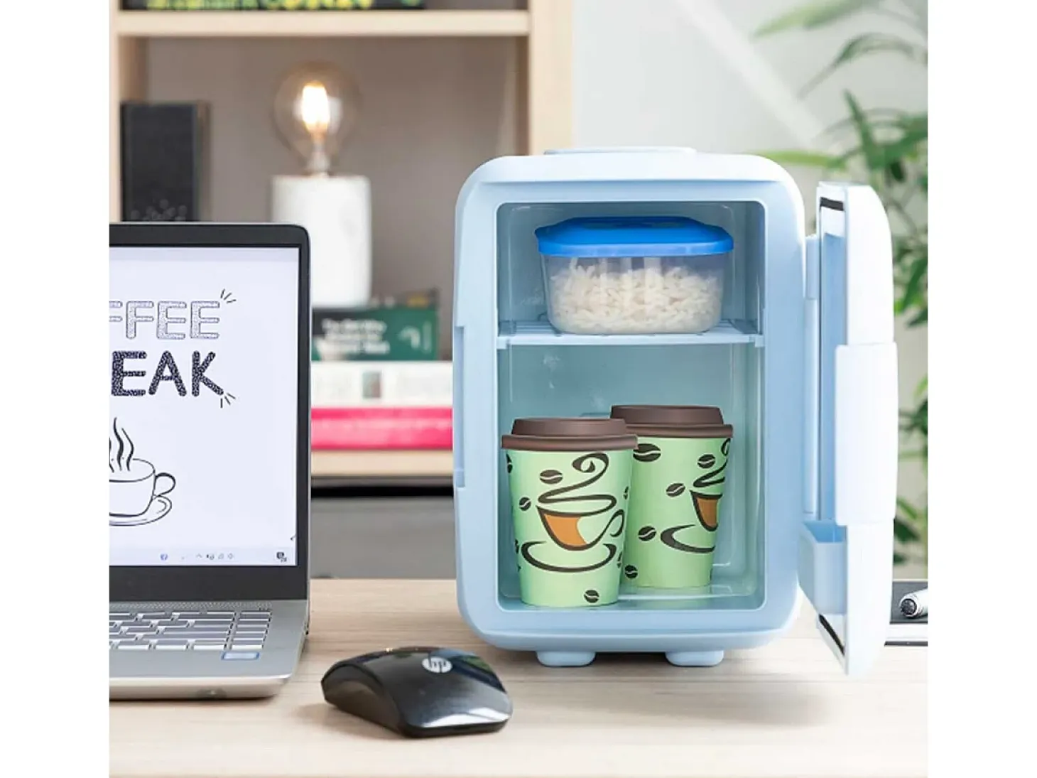 Mini nevera para cosméticos Frecos InnovaGoods 4L 48W azul