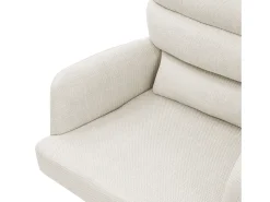 ML-Design Juego de 2 sillas de comedor beige, Posición giratoria