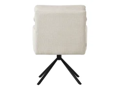 ML-Design Juego de 2 sillas de comedor beige, Posición giratoria