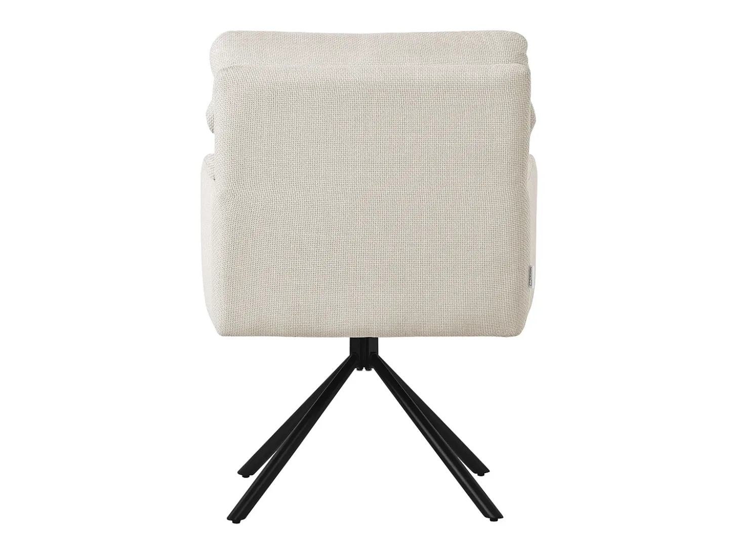 ML-Design Silla de Comedor Beige, Posición Carros Giratorios