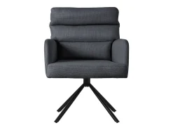 ML-Design Silla de Comedor Antracita, Posición Coche Giratoria