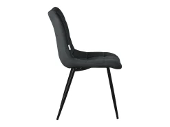 ML-Design Silla de comedor set de 2 piezas Antracita, Silla de salón con tapicería de tela