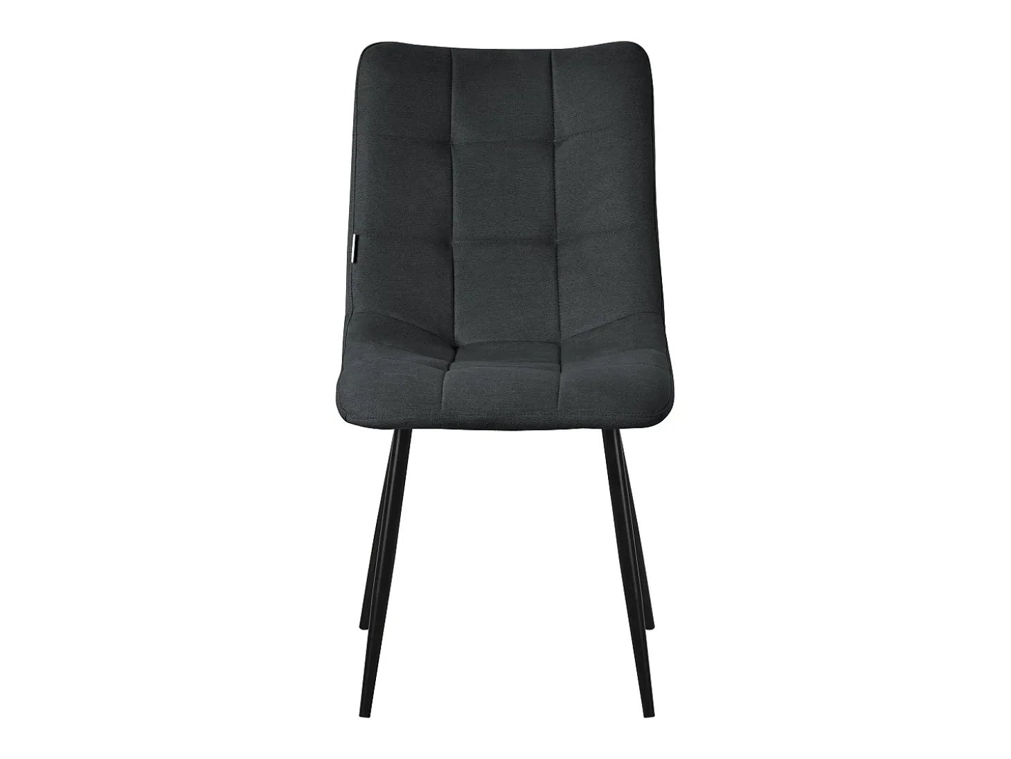 ML-Design Silla de comedor set de 2 piezas Antracita, Silla de salón con tapicería de tela