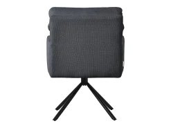 ML-Design Silla de comedor giratoria juego de 6 piezas Antracita, Sillón de salón con reposabrazos y respaldo
