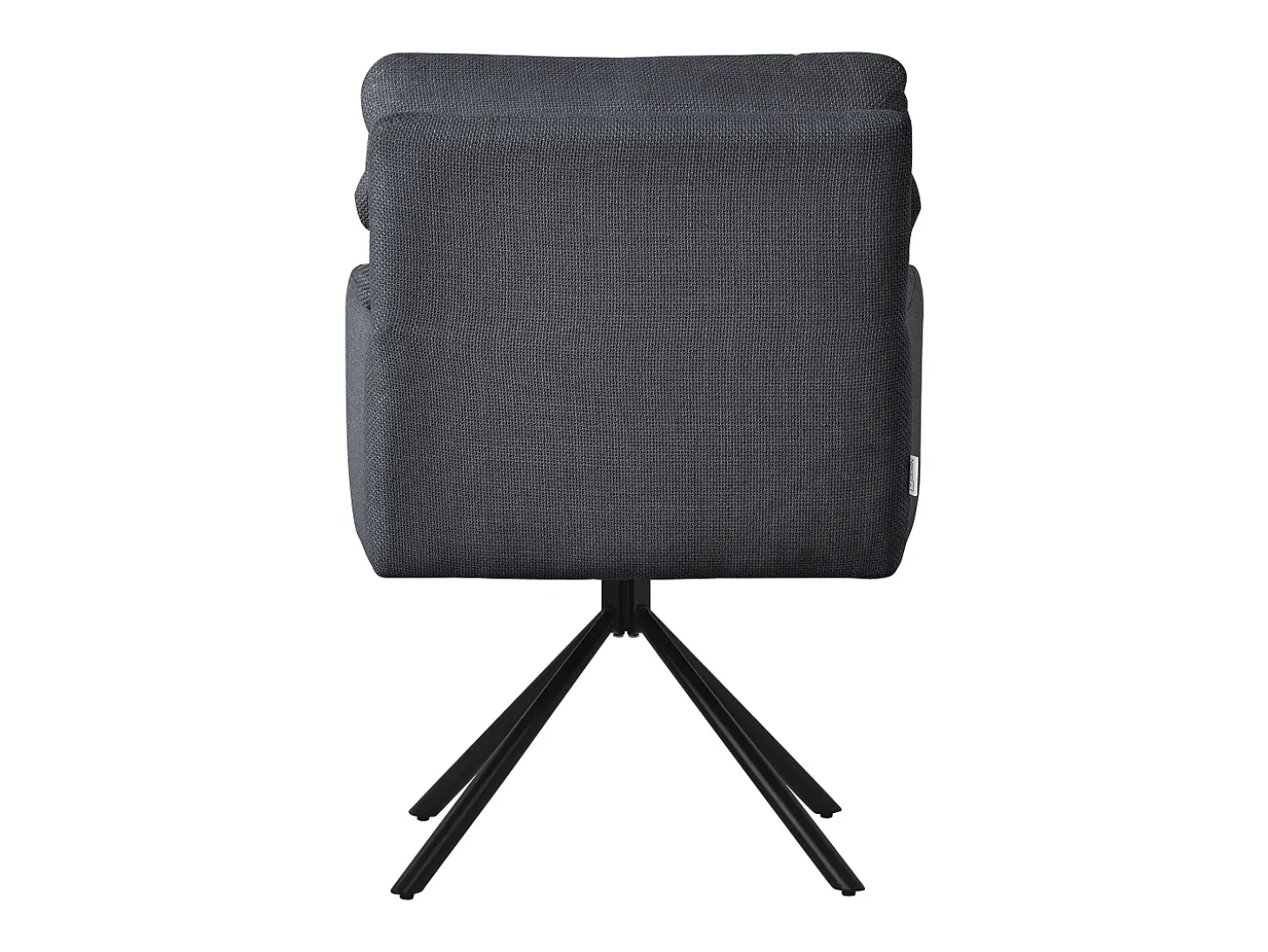 ML-Design Silla de comedor giratoria juego de 6 piezas Antracita, Sillón de salón con reposabrazos y respaldo