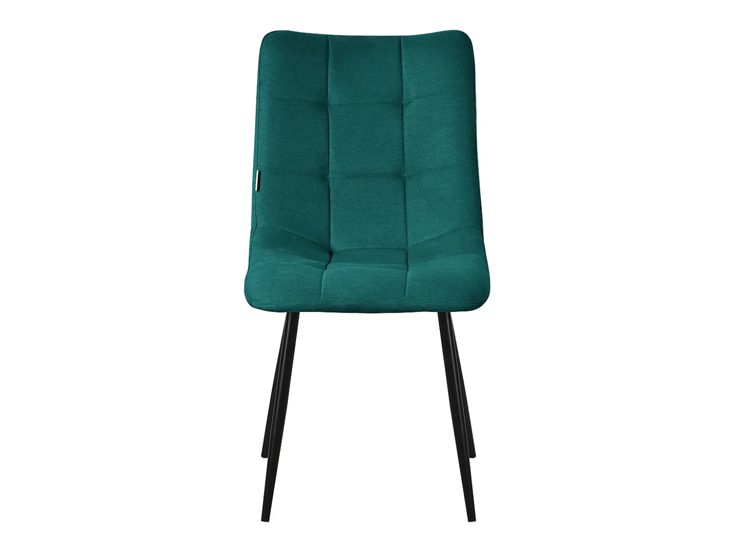 ML-Design Silla de comedor juego de 6 piezas petróleo, Silla de salón con tapicería de tela