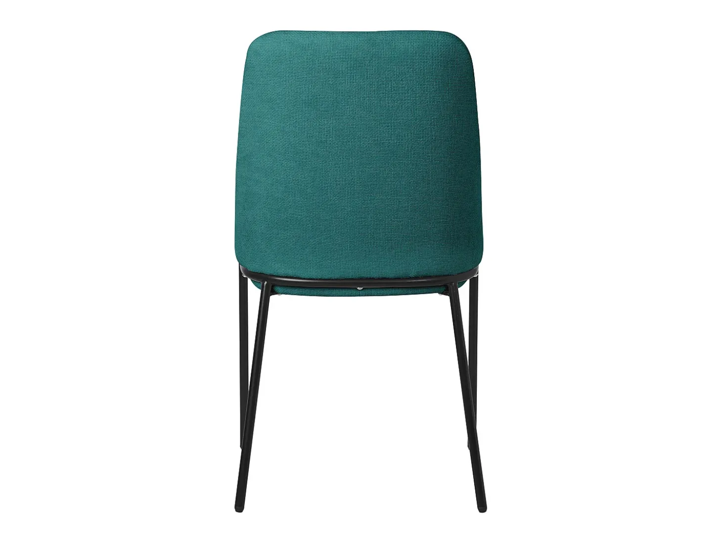 ML-Design 6x Sillas de comedor petróleo poliéster tapizado con patas de metal asiento acolchado con respaldo diseño atemporal mueble ergonómico
