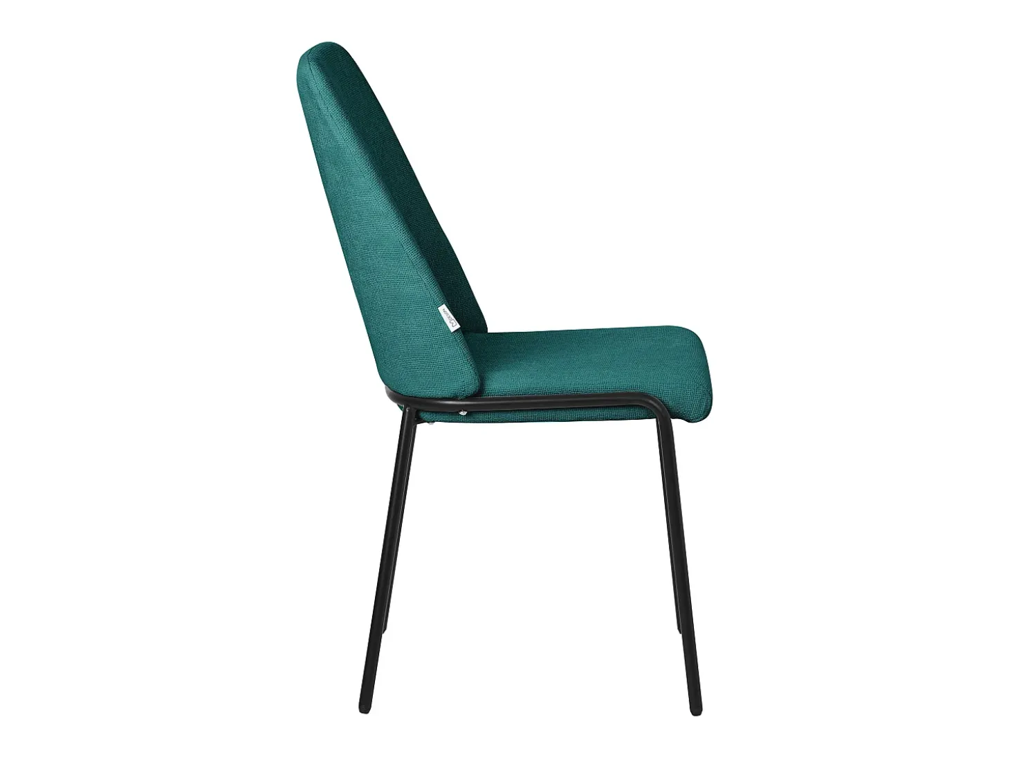 ML-Design 6x Sillas de comedor petróleo poliéster tapizado con patas de metal asiento acolchado con respaldo diseño atemporal mueble ergonómico