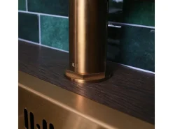 Molette Mezclador de fregadero cobre cepillado Essebagno