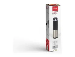 Molinillo de especias de 80 ml - Molienda ajustable - Luz LED azul - Recargable por gravedad