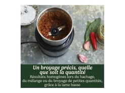 Molino de especias Cuisinart SG21BE Azul Noche con 2 tazones de acero inoxidable y función de impulso