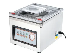 Máquina de Envasar SucceBuy al Vacío de Cámara 320 W Máquina de Envasado al Vacío Tamaño Compacto 32cm en la Cocina y para Uso Comercial