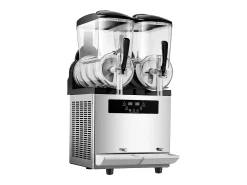 Máquina de Granizado Comercial SucceBuy 12 Lx2, Máquina de Smoothie Margarita, Acero Inoxidable, para la Casa, la Fiesta, el Café, el Bar