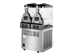 Máquina de Granizado Comercial SucceBuy 12 Lx2, Máquina de Smoothie Margarita, Acero Inoxidable, para la Casa, la Fiesta, el Café, el Bar