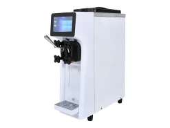 Máquina de Helado Blando SucceBuy, 10 L/h 900 W, 1 Sabor, Pre-enfriamiento Automático con Pantalla Táctil, para Sundae Yogur