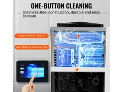 Máquina de Helado Blando SucceBuy, 10 L/h 900 W, 1 Sabor, Pre-enfriamiento Automático con Pantalla Táctil, para Sundae Yogur
