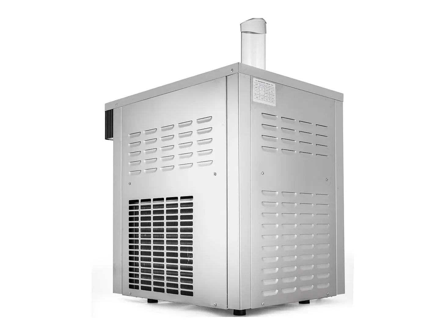 Máquina de Helado Blando SucceBuy, Comercial de Mostrador 2200 W 2 + 1 Sabores, para Restaurantes, Bares, Cafeterías, Panaderías