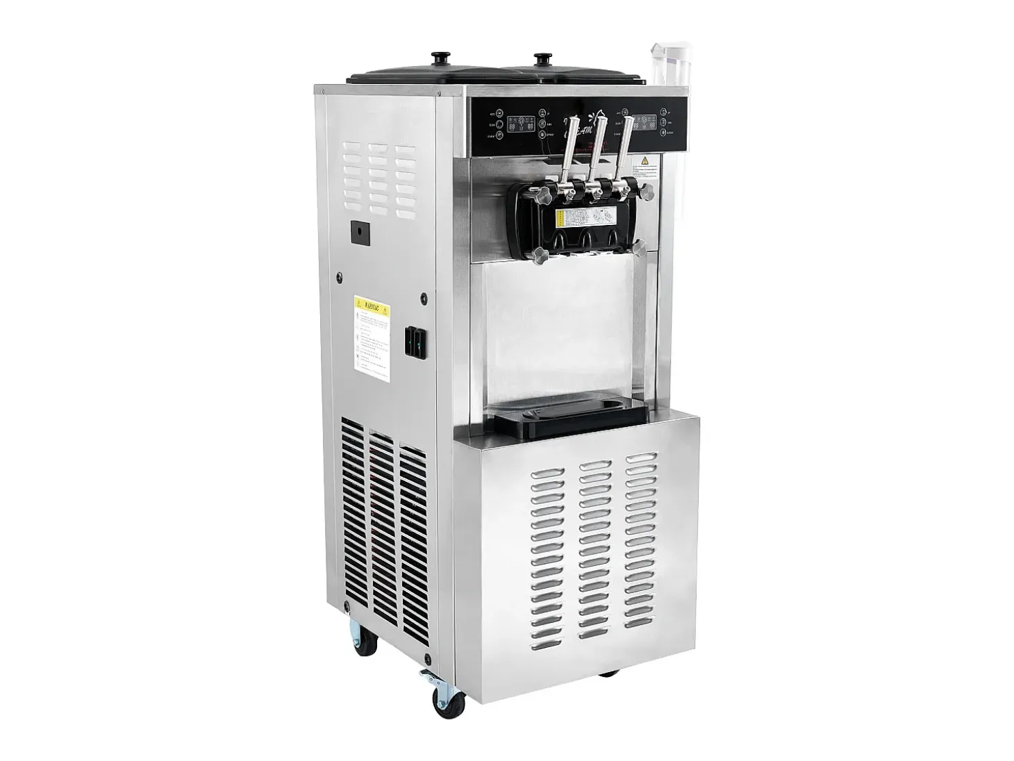 Máquina De Helado Comercial SucceBuy 34-44 L/H Con Panel LED Y 3 Sabores
