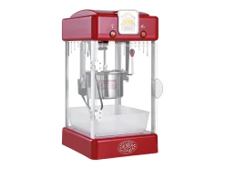 Máquina de Palomitas SucceBuy, Kettle Popper 300 W y 2,5 oz, 4 Pintes por Lote, Máquina de Mesa con Puerta de PP, Roja