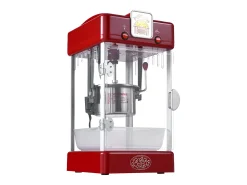 Máquina de Palomitas SucceBuy, Kettle Popper 300 W y 2,5 oz, 4 Pintes por Lote, Máquina de Mesa con Puerta de PP, Roja