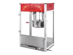 Máquina de Palomitas SucceBuy 1615 W, Máquina de Popcorn de 16 oz, Máquina de Mostrador con Caldero de Vidrio Templado, Estilo Cine, Rojo
