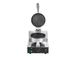 Máquina para Hacer Gofres SucceBuy Máquina para Hacer Wafles Redonda Antiadherente Comercial de 1230 W
