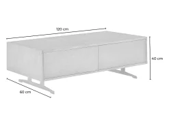 Mueble - Gris Madera - 60 x 120 cm - GALA
