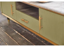 Mueble - Verde cuero sintético - MARIA