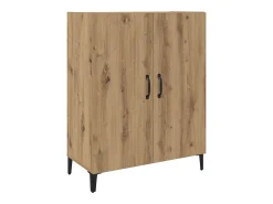 Mueble alto 2 piezas roble artesanal 69,5x34x180 cm
