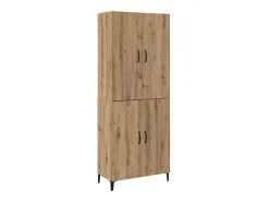 Mueble alto 2 piezas roble artesanal 69,5x34x180 cm