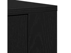 Mueble alto de roble negro en madera reconstituida
