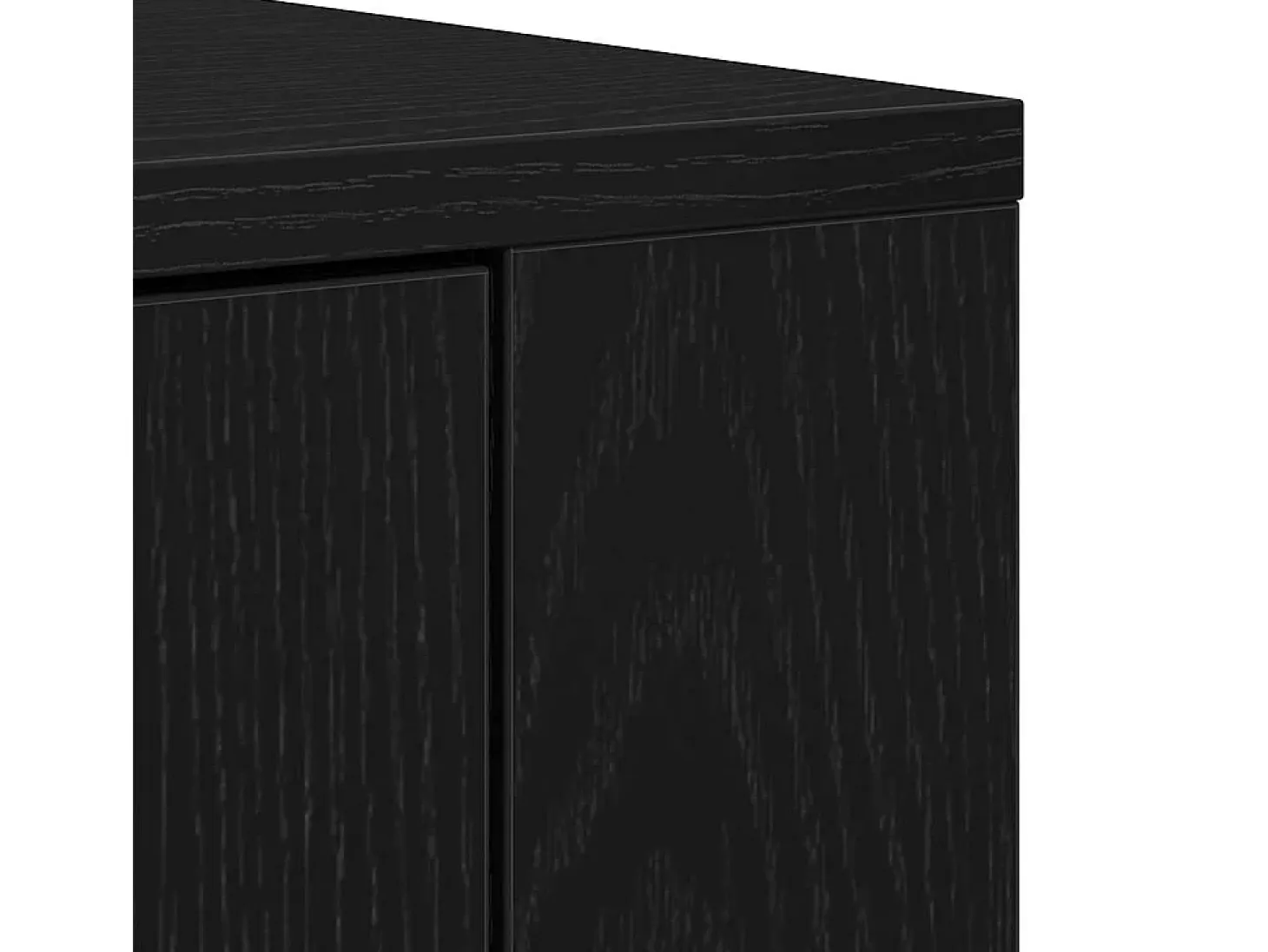 Mueble alto de roble negro en madera reconstituida