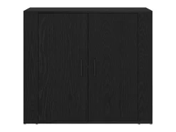 Mueble alto de roble negro en madera reconstituida