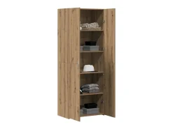 Mueble alto en roble trabajado a mano 70 x 42,5 x 185 cm