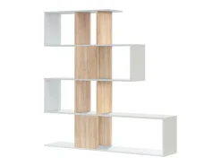 Mueble Aux Microondas Cocina c/Ruedas Roble y Negro 79x79x40 cm
