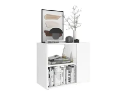 Mueble auxiliar blanco 60x30x50 cm Aglomerado
