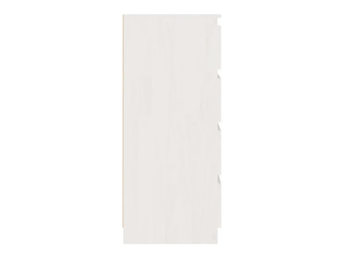 Mueble auxiliar blanco 60x36x84 cm Madera maciza de pino
