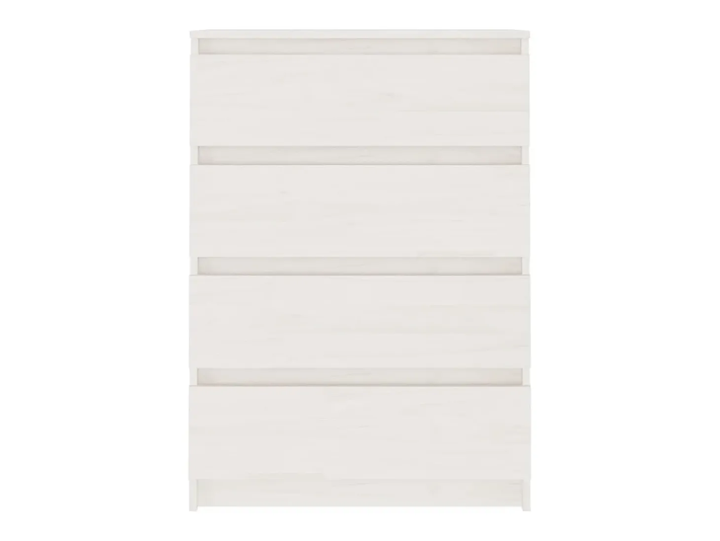 Mueble auxiliar blanco 60x36x84 cm Madera maciza de pino