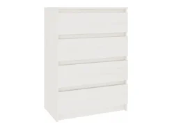 Mueble auxiliar blanco 60x36x84 cm Madera maciza de pino