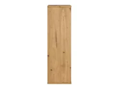 Mueble auxiliar con cajón ODDA 40x24x79 cm madera maciza de pino