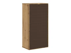 Mueble auxiliar con cajón ODDA 40x24x79 cm madera maciza de pino